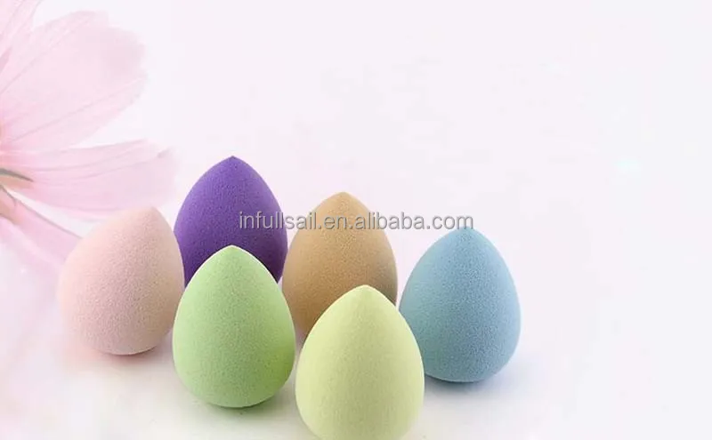 
Hotsale BB cream powder puff latex free egg shape beauty sponge makeup sponge puff 