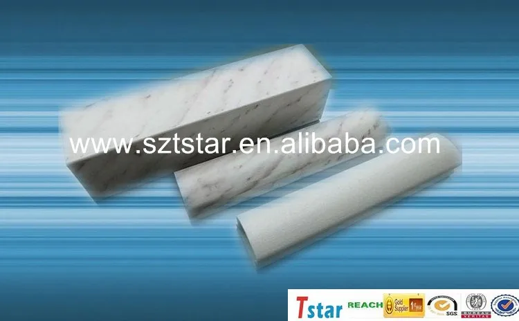 Marble surface fiberglass tube/wood grain surface fiberglass tube manufacturer safety fence GFRP