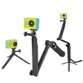 3 Way Grip Monopod Extension Arm Mini Tripod Mount for Xiaomi Yi Gopro Hero 4 3