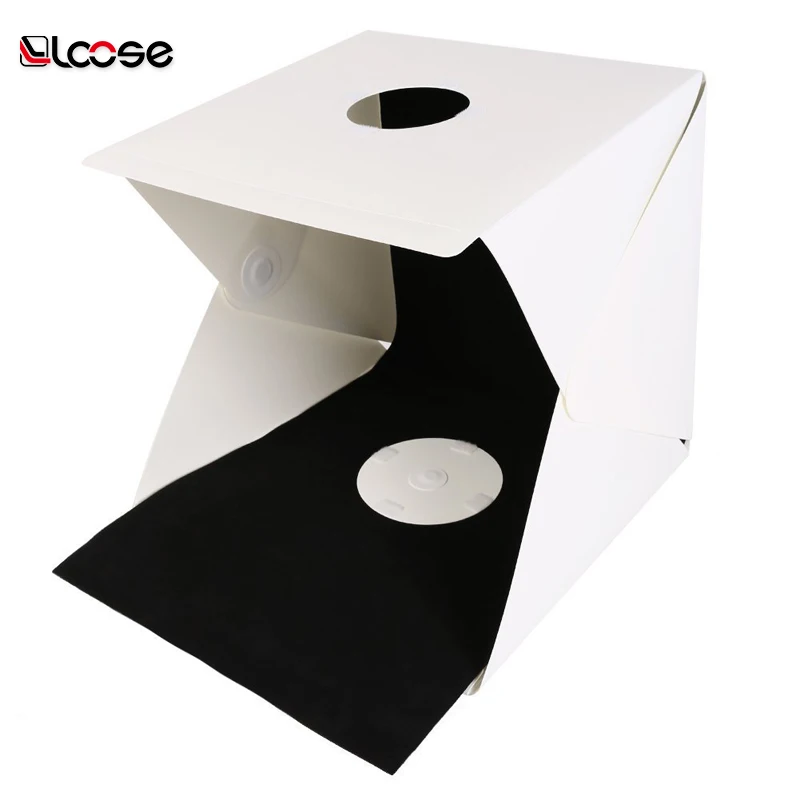 Factory direct sale Portable foldable LED mini photo studio light box Photography Studio for mobile or camera with 20/30/40cm