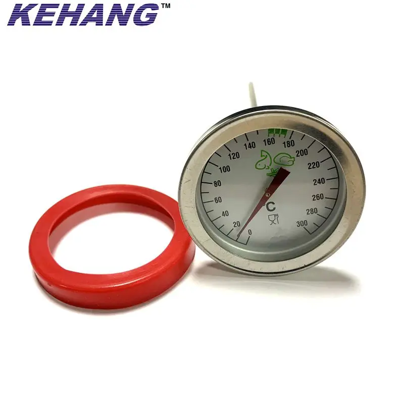 meat cooking food thermometer with silicon rubber case temperature instruments