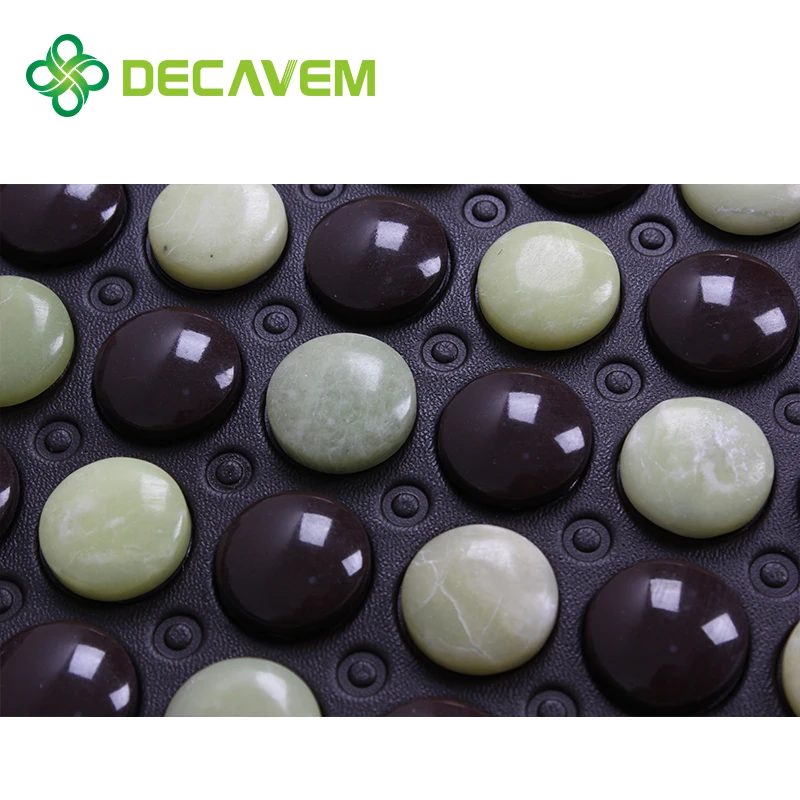 Массажная подушка из Нефритового камня shiatsu, автоматический терморегулируемый массажный матрас из нефрита