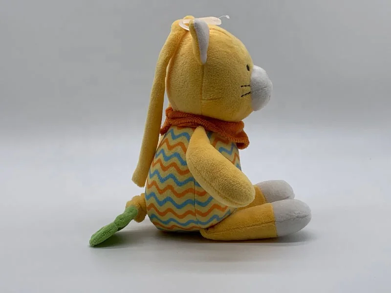Soft Cat Stuffed Animals Music Toys For Infants Plush Musical Hanging Toy