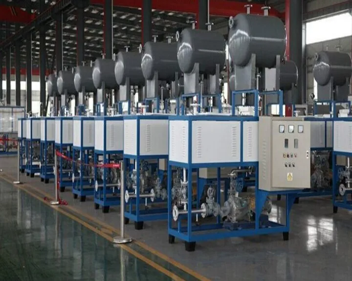 200KW electric thermal oil heater system for heating reaction kettle
