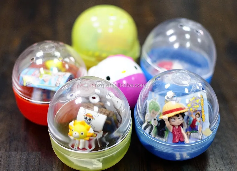 
Colourful Japanese Plastic Gashapon Capsule Toys for Vending Machine 