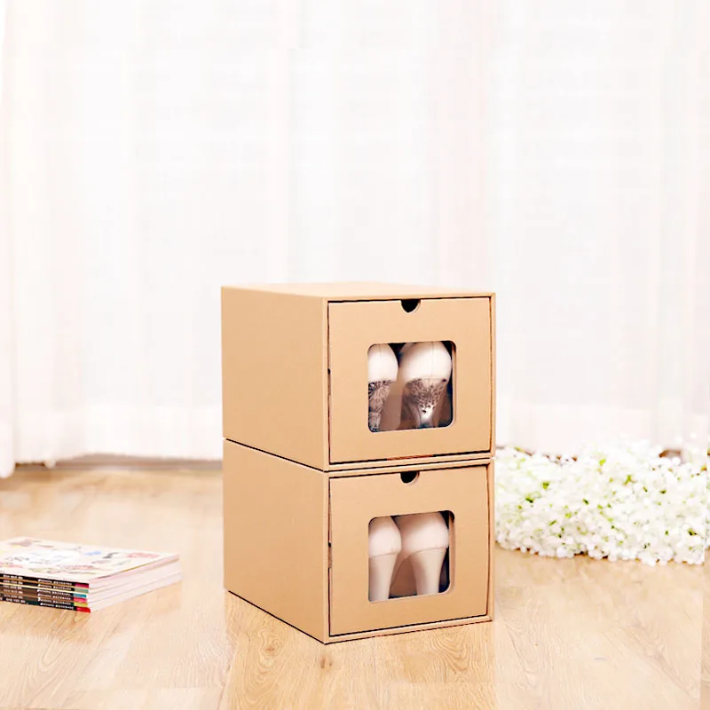 rectangle cardboard shoe box templates with factory price