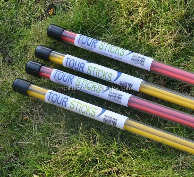 golf direction indicator & golf alignment stick pole