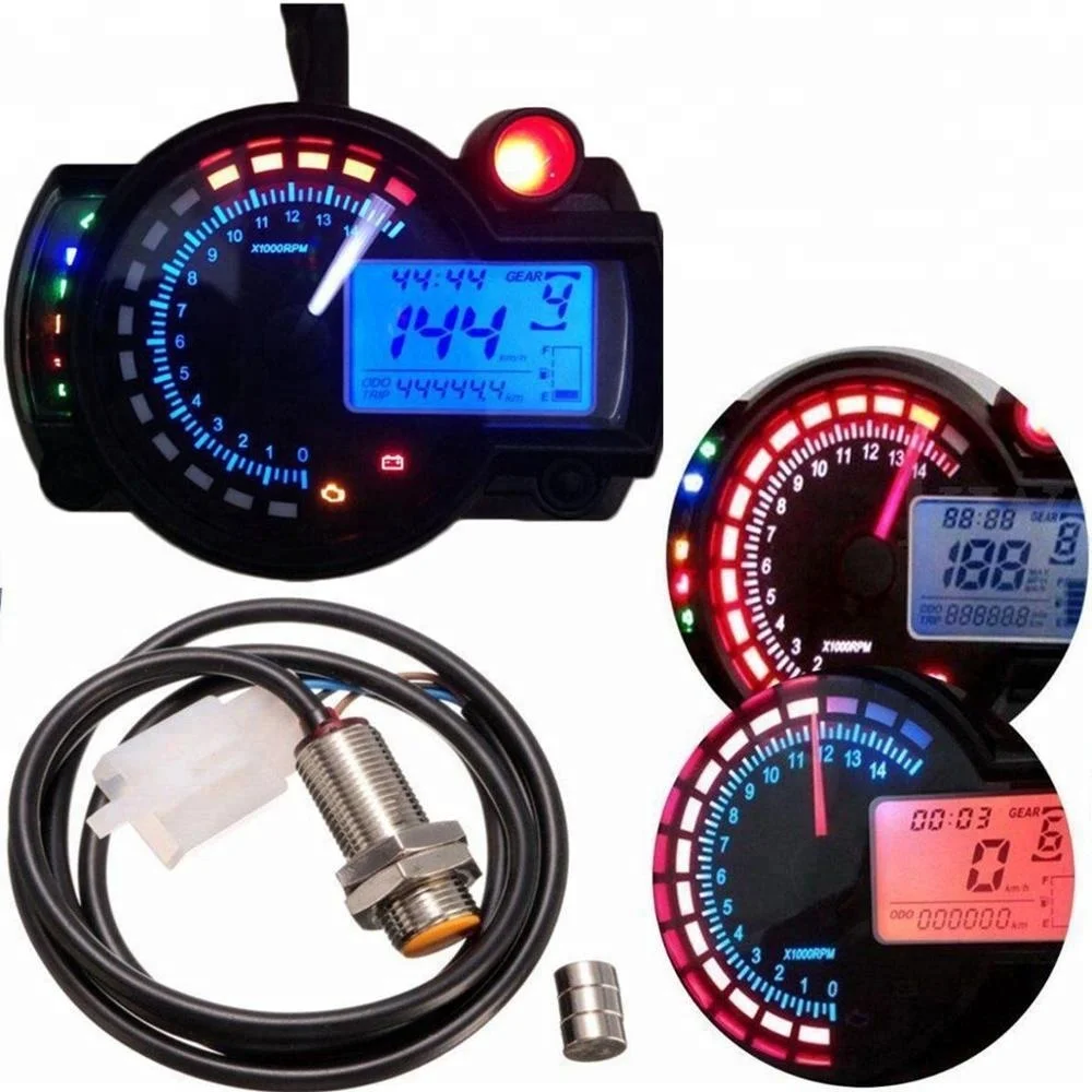 factory price universal adjustable multipurpose digital LCD display speedometer for sale