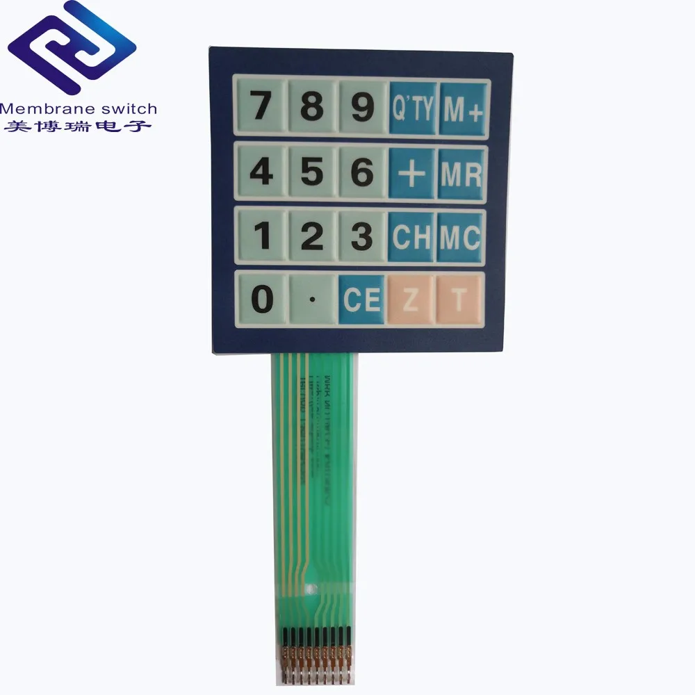 mini membrane numeric keypad function keys keyboard for weight scale