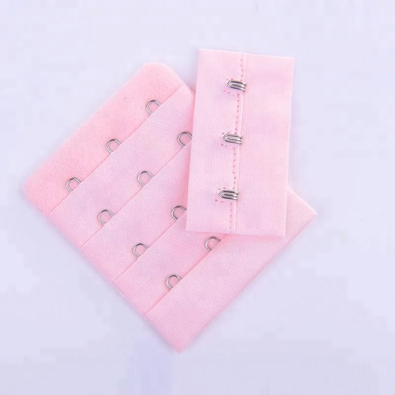 Нейлоновый удлинитель для бюстгальтера HongKui cherry pink 4*3/крючок и лента для глаз для женского корсета