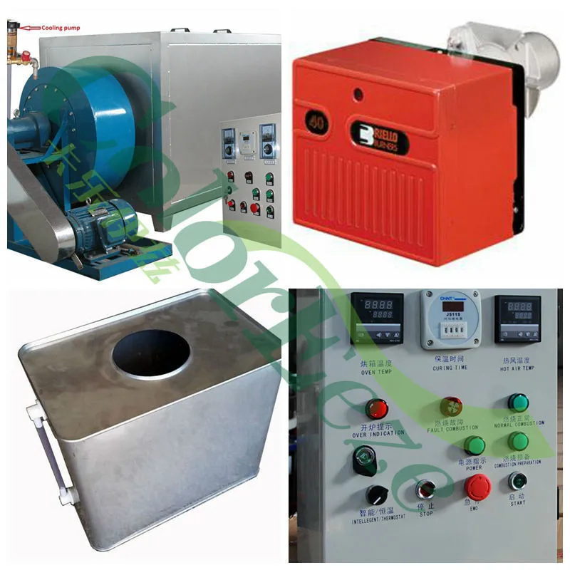 Печь для сушки порошковым покрытием с газовой горелкой от бренда Coloreeze