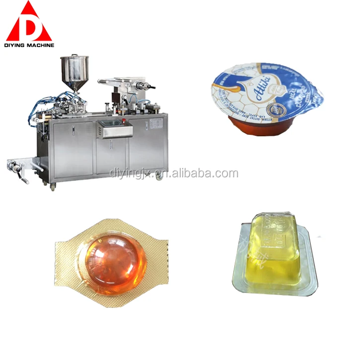 New DPP-80 Automatic Price Yogurt HoneyJam Sauce Manual Small Blister Packaging Machine