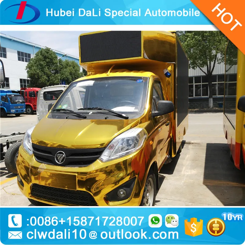 Фотон 4x2 водить грузовик, реклама, СВЕТОДИОДНЫЕ мобильный грузовик для продажи