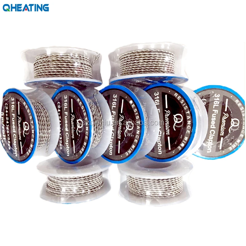 
Hot RDTA&RDA Atomizer Prebuilt Micro Clapton Twisted Stainless Steel 316l Wire Vape 