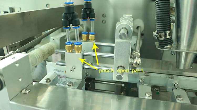 
Automatic plastic bag sauce filling and packaging machine 