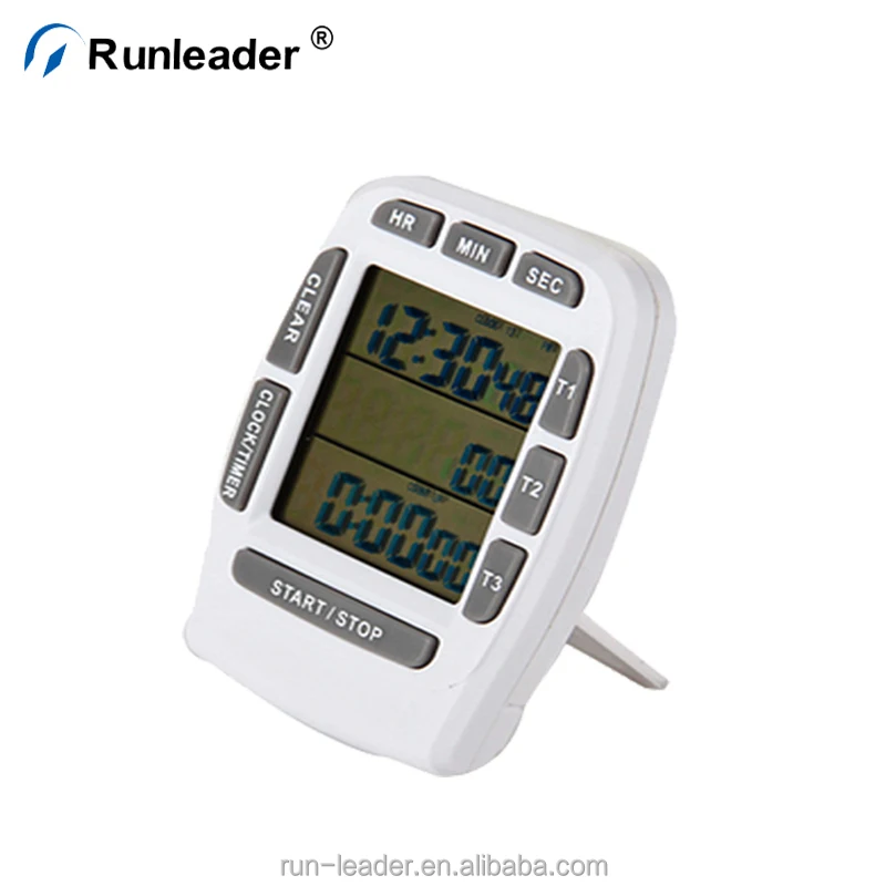 Runleader Magnetic LCD Digital Kitchen Timer Count Down Egg Cooking Baking Alarm Snooze