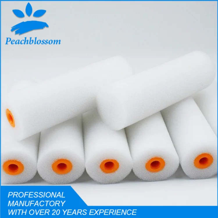 BIYU 4 inch White Color Sponge Mini Roller Source Factory With Very Good Quality