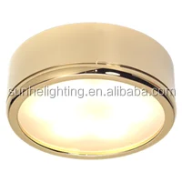 
New Marine Grade 3W 12V Chrome Brass Interior Stainless Steel Down Light Warm White for Boat Yacht Lamp 