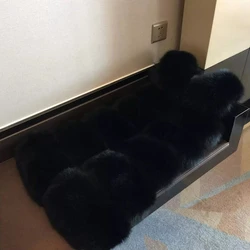 Women vest middle long certified china popular brand fur coat