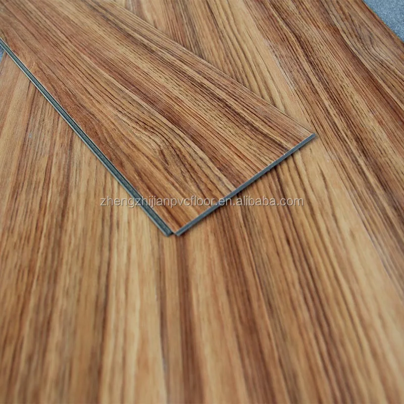 Domotex  cheaper 1mm IXPE plus 5mm SPC core  click vinyl flooring tiles