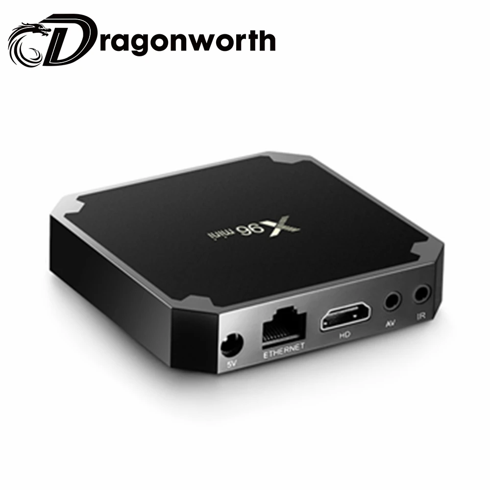 S905W X96 мини smart tv android 7 1 usb ГБ 8 2 16 x96 6 0 box ТВ-тюнер для