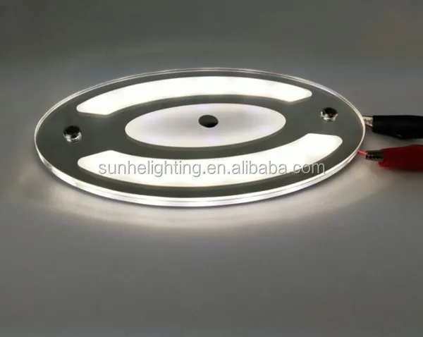 
12V DC SMD 2835 ultra thin 6w Ceiling Lamp Caravan/Camper Trailer/RV Camping Lighting 