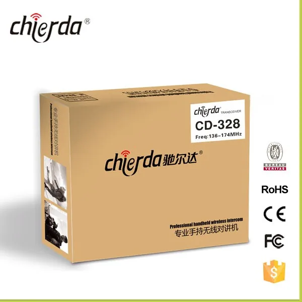 Chierda CD-328 Низкая Цена Ручной Радио Дешевые UHF Зашифрованные Walkie Talkie