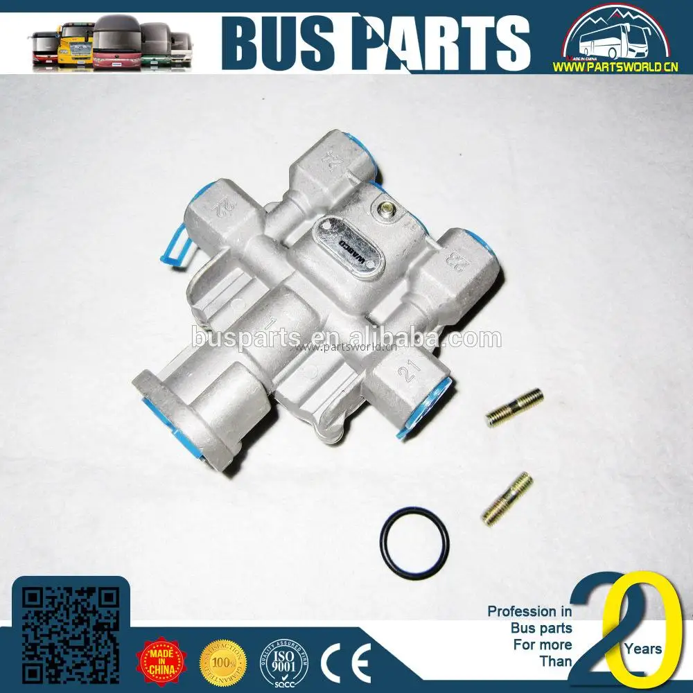 
DongFeng parts double h air valve door solenoid plastic emergency for bus truck 