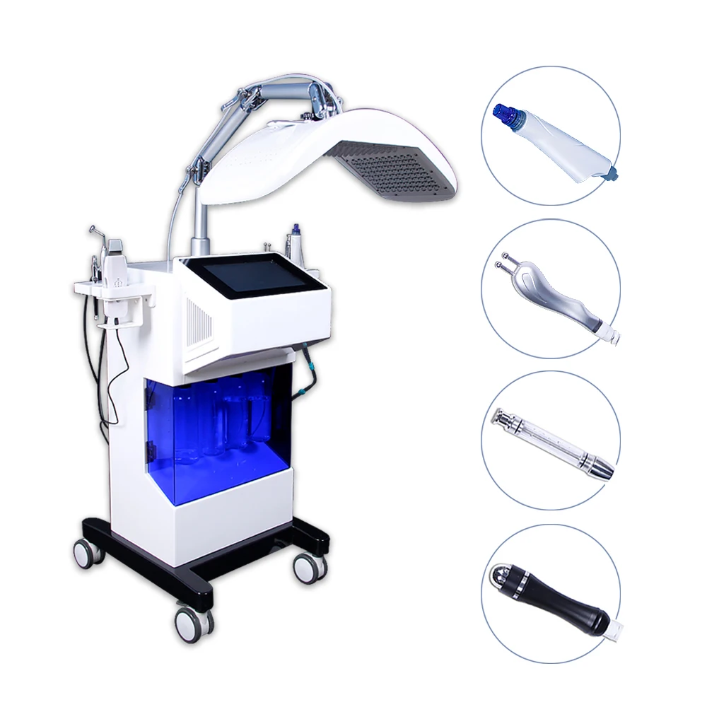 Корейская светодиодная терапевтическая машина для лица/Омоложение кожи водой, увлажнение, дермабразия, машина для лица SPA600