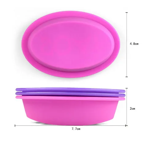 A Single Ellipse Soap Mold Food Grade DIY Silicone Soap Mold Cooking Tools For Kitchen homemade