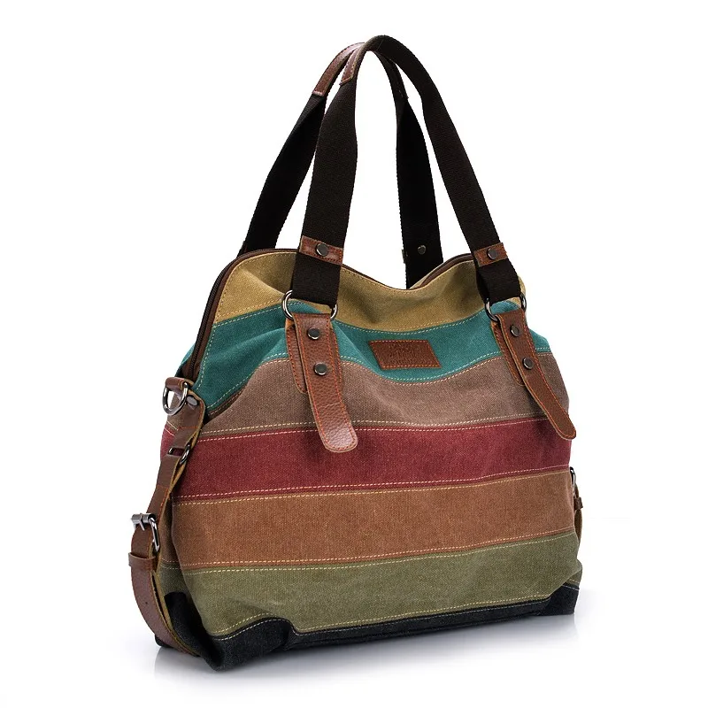 
2019 China supplier cheap wholesale Durable bags fashion design canvas lady handbag 