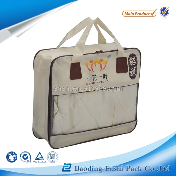clear pvc plastic button curtain packaging bag with hook