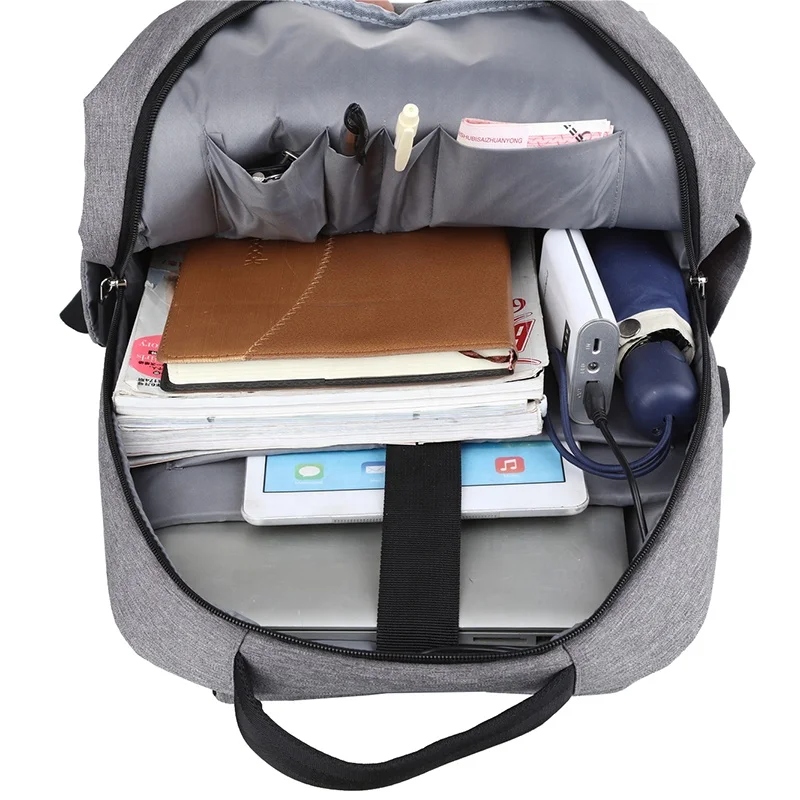 Hot Selling Laptop Hiking Bag USB Anti Thief Backpack With Power Bank