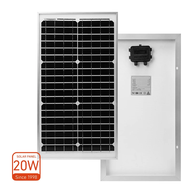 
20W Monolithic Power Quality Warranty Solar Power 220 Volt 