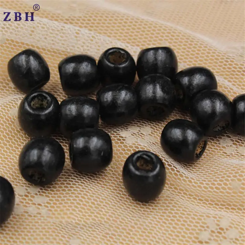 Supply large hole wooden beads,loose beads gift pocket wooden beads