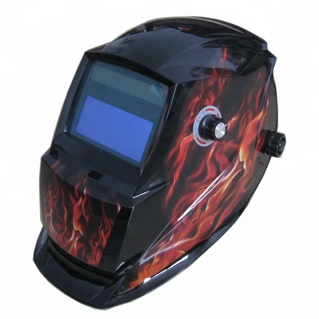 HMT AAA battery + Solar cell Completely Automatic Welding Helmet/Grinding view area 92x35mm