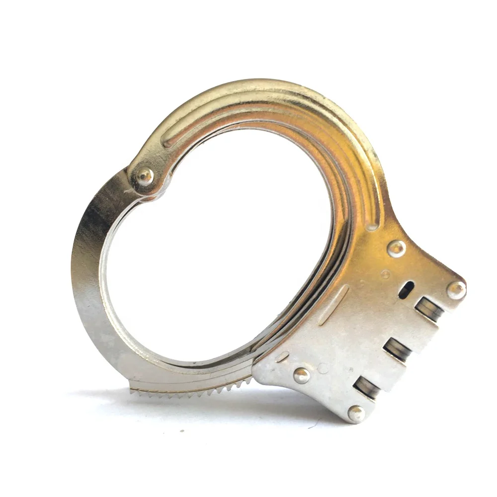 Наручники из углеродистой стали с двойной блокировкой