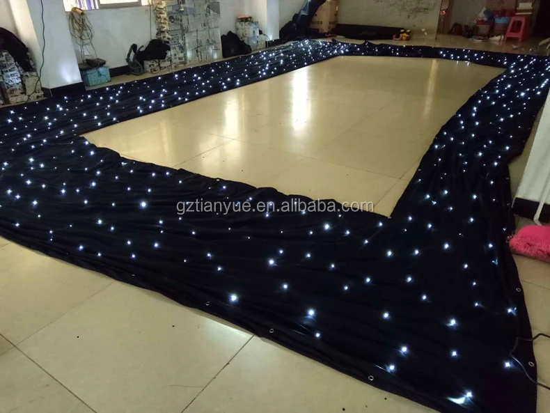 led curtains for stage backdrops Nice night event twinkle light curtain led star curtain