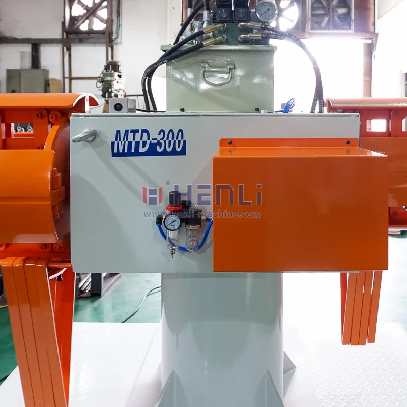 HENLI Machine MTD-500 automatic electric double head uncoiler machine