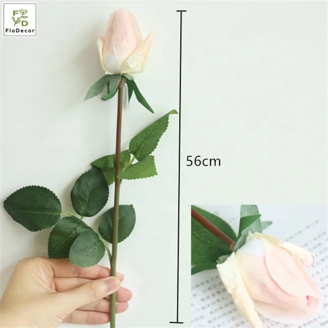 Wholesale High Quality Artificial Rose Buds Real Touch Latex Coated Flower Silk Wedding Decorative Flowers Bridal Bouquets