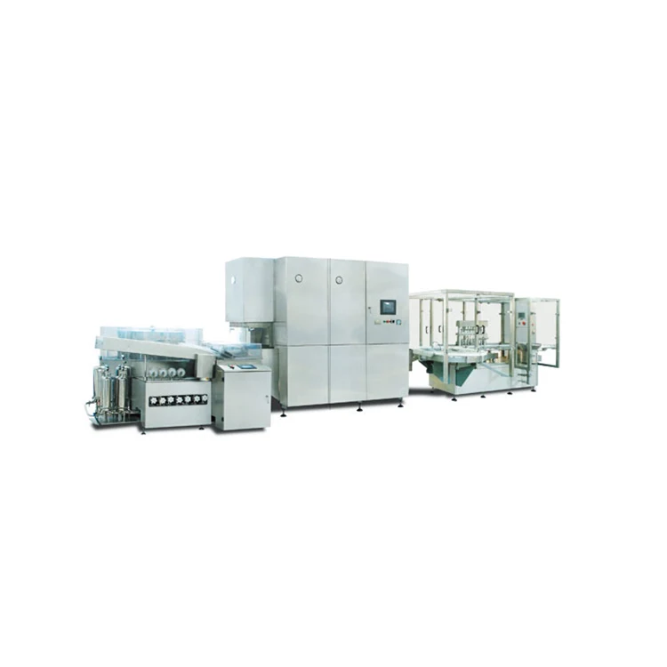 KSLX-B Antibiotics Injection Vial Washing Drying Filling Sealing Machine, Glass Vial Filling Production Line