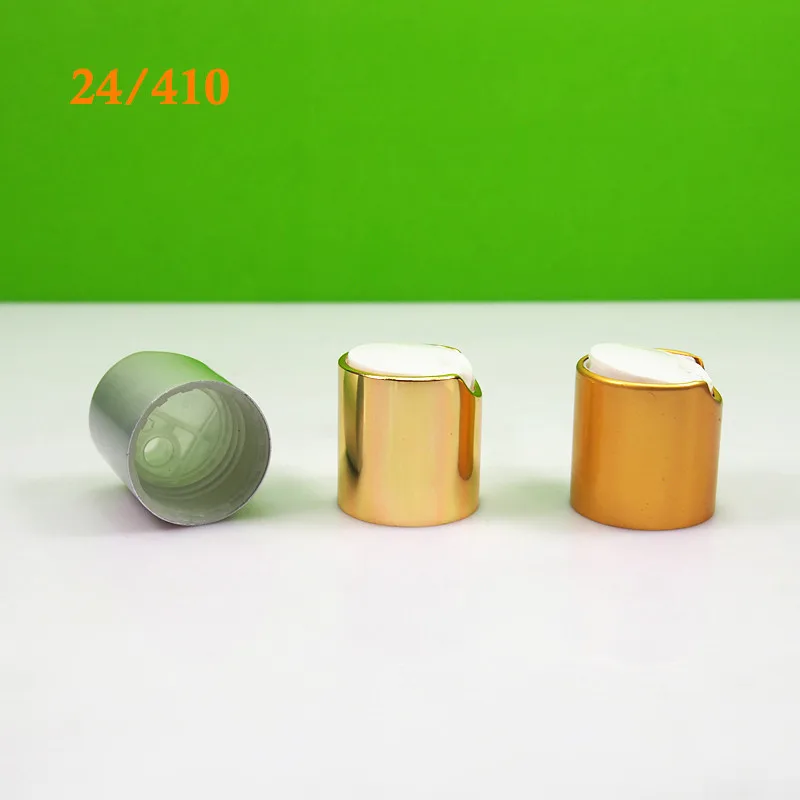 matt  shiny sliver golden aluminum  disc top lid 24