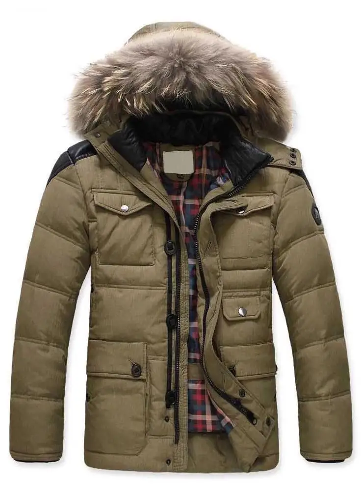 Men Winter Jacket with Hood Winter Cacket Coat Custom