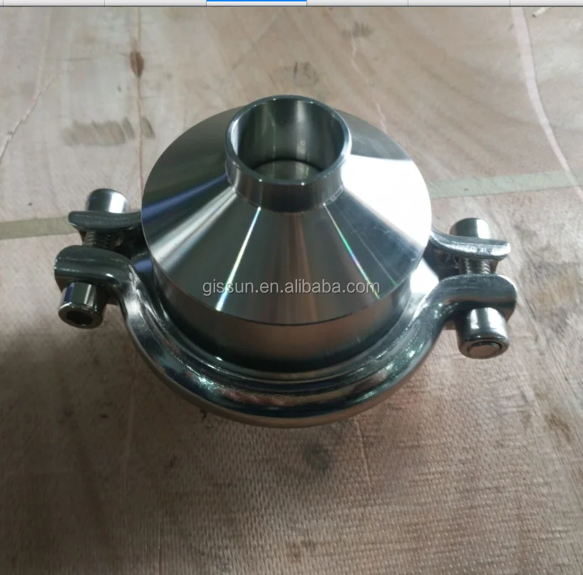 Санитарный запорный клапан из нержавеющей стали с сверхмощным зажимом