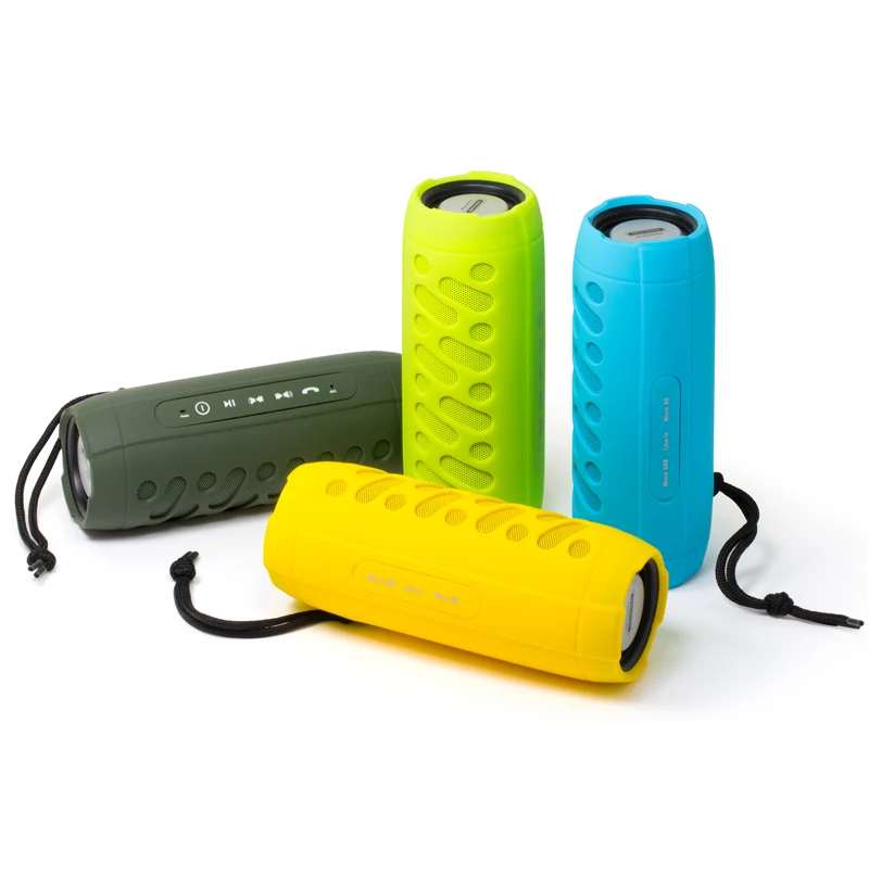 2021 newest creative gift waterproof speaker wireless with base sound built-in passive radiator