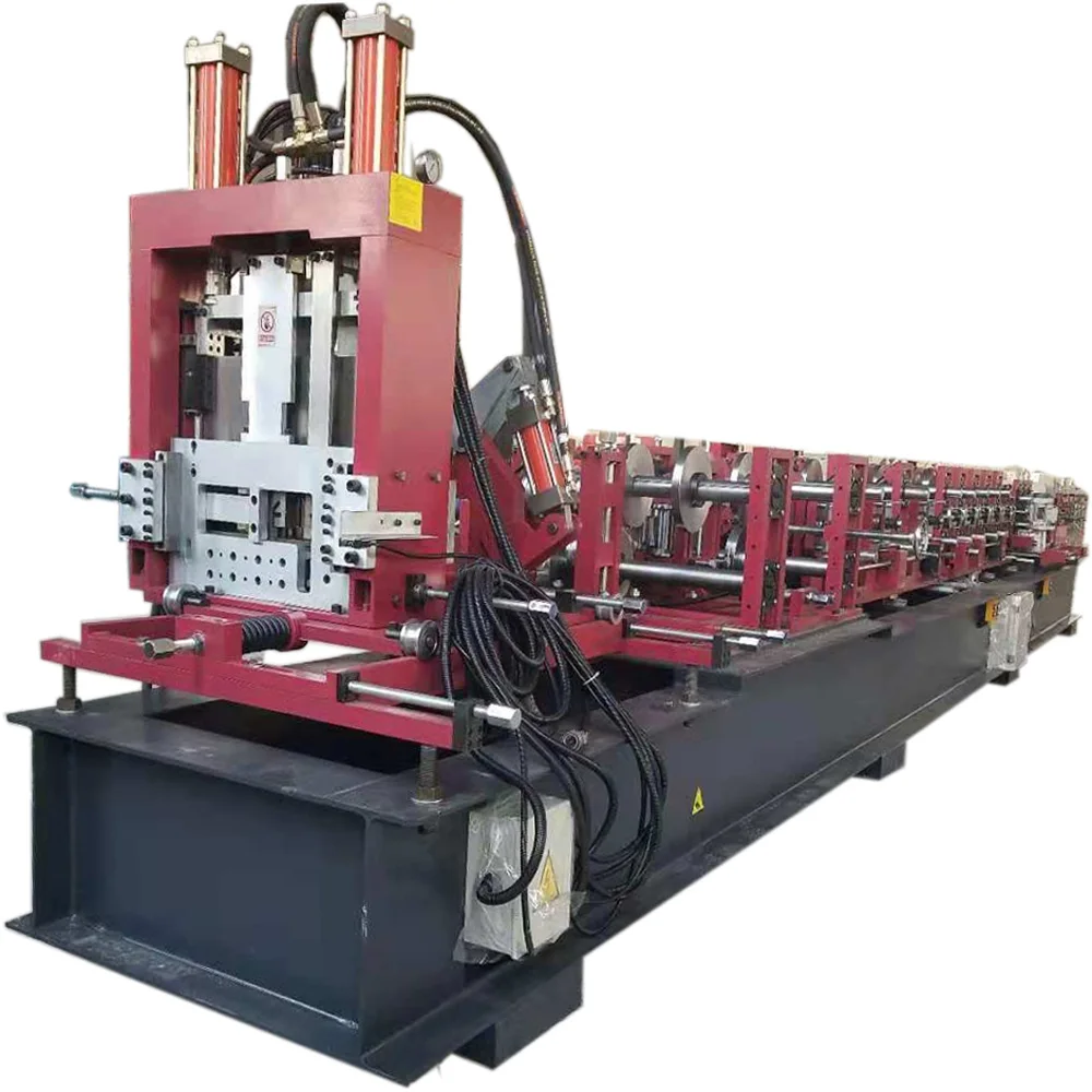 80-300 Free Model Changing Building Material Making  C&Z Automatic Steel Structure Purlin Forming Machine