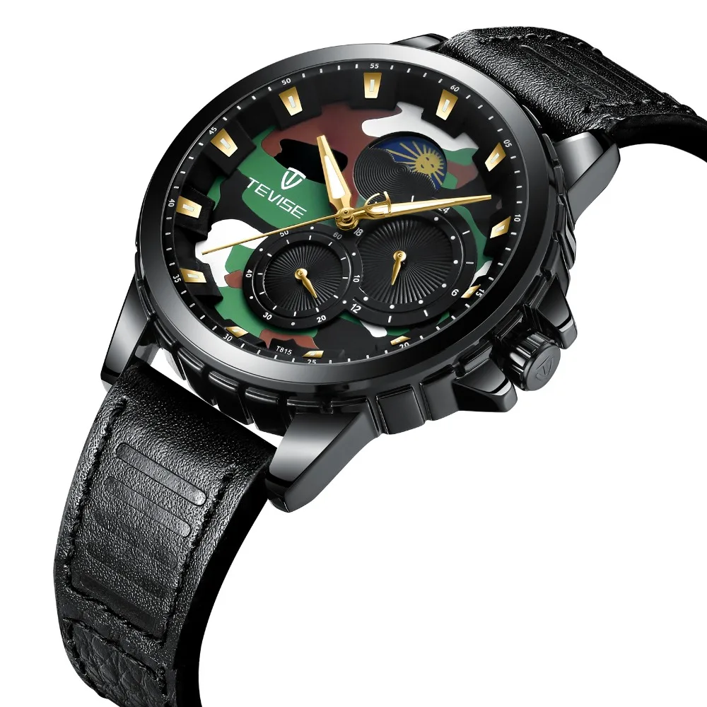 Tevise T815 automatic sport wrist chronometer watch