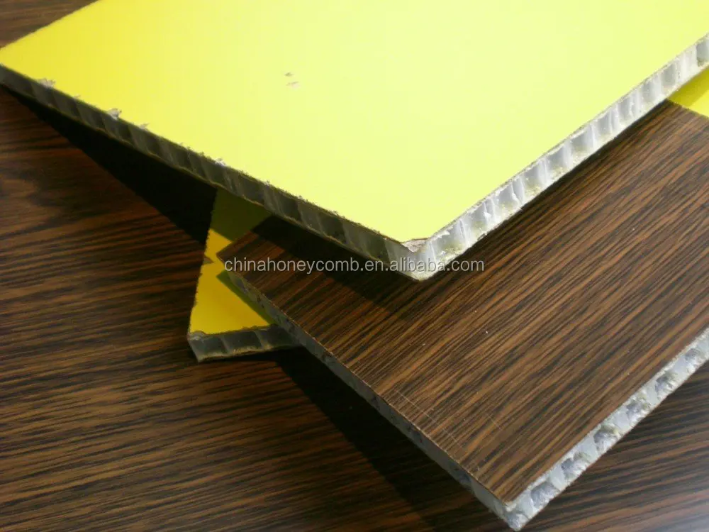 decorative sandwich structural board with honeycomb core light and strong , eco-friendly and sound reducing