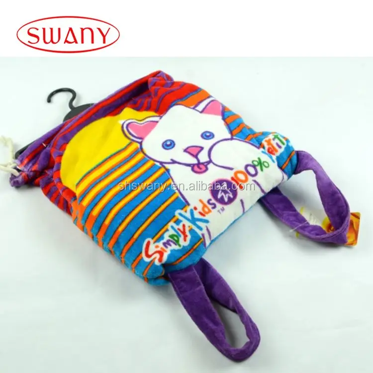 
Factory supply Customized Available 2 in 1 beach towel bag 