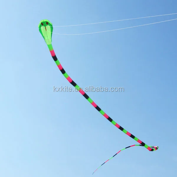40m dual line large inflatable snake kite for sale